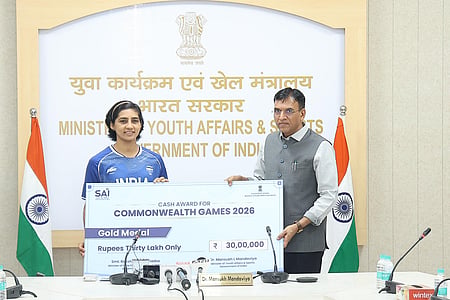 Sports Minister Mandaviya felicitates CWG 2026 medallists in boxing, judo and para-athletics; calls on athletes to mentor the next generation