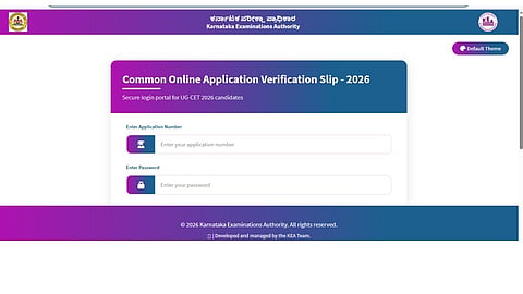 KEA UGNEET Verification SLip 2026