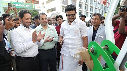 TN Labour Minister Farvas inaugurates AIC-CIIC building, Future Mobility Pavilion 