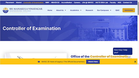 SMVEC Result 2026
