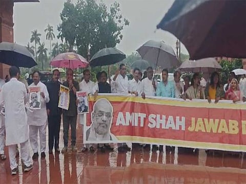 Parliament Monsoon session: Opposition continues protest over alleged police action against students