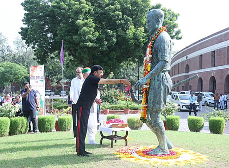 Sports Min Mandaviya leads National Sports Day celebrations at Major Dhyan Chand Stadium