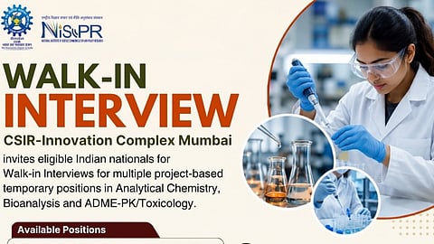 CSIR-Innovation Complex Mumbai Recruitment 2026