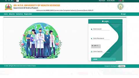 NTRUHS AP NEET UG Round 1 Web Options 2026 Closing on September 1