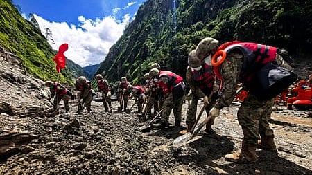 China accused of censoring Tibet flood coverage, using AI images as families seek answers