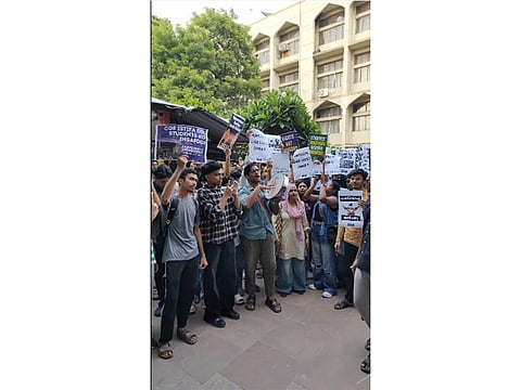 Spot Admission scam: JMI students, AISA gherao Dean’s office
