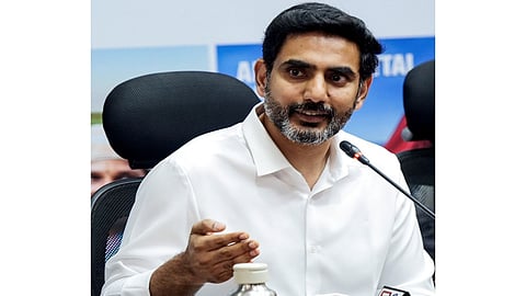 Andhra Education Minister Nara Lokesh