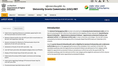 UGC NET Re-Exam Answer Key 2026 