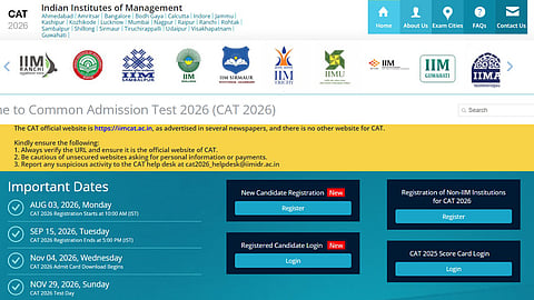 CAT 2026 registration 