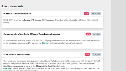 UCEED 2027 Application Form