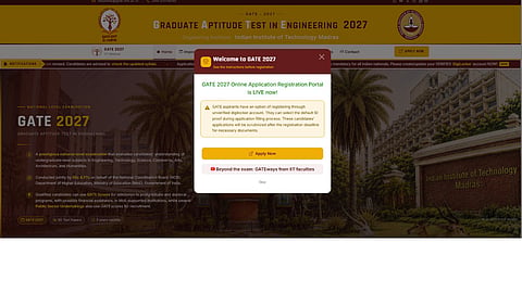 GATE 2027 Candidates can now register with an Unverified DigiLocker Account