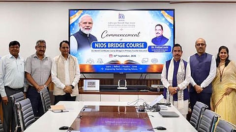 Union Minister Pralhad Joshi launches the 6-month Certificate (Bridge) Course in Primary Teacher Education