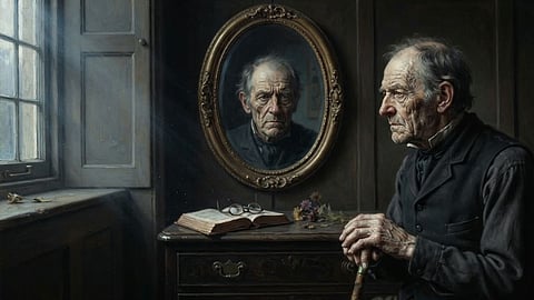 I Look Into My Glass - poem by Thomas Hardy