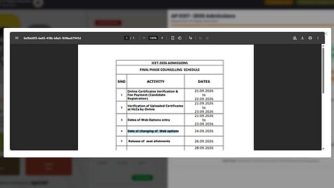 AP ICET Final Phase Counselling 2026