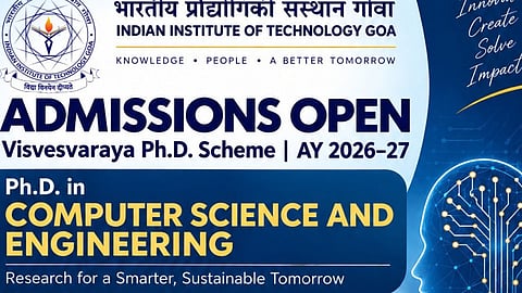 IIT Goa PhD Admissions 2026-27