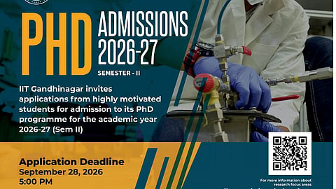 IIT Gandhinagar PhD Admission 2026