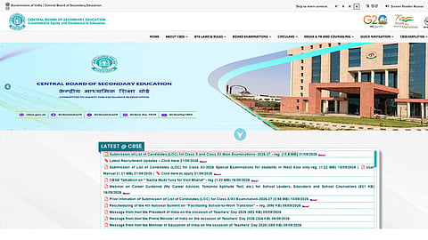 CBSE LOC 2026-27 Class 10, 12 list of candidates submission begins