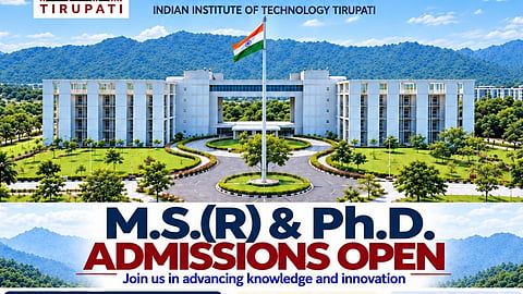 IIT Tirupati PhD Admission 2026