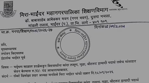 Thane school under fire for allegedly fining students over methi tiffins during Jain Paryushan, civic body issues notice