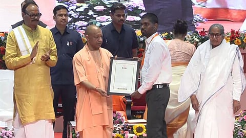 UP CM Yogi Adityanath distributes appointment letters to 3,567 secondary education teachers, principals
