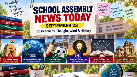 School Assembly News Today, September 23, 2026