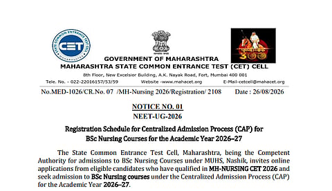 MH BSc Nursing CET 2026 Round 2 seat allotment result today, check steps and joining dates