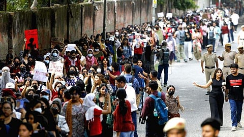 LSR students protest over safety after rape near campus