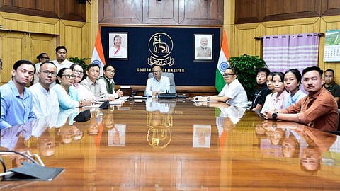 Manipur CM meets students chosen for semiconductor training at IIT Madras