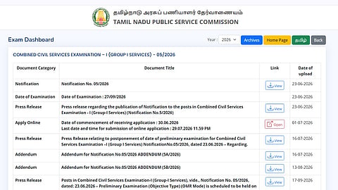 TNPSC Group 1 Prelims Answer Key 2026