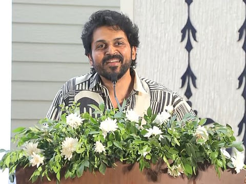 Karthi urges students to stay true to themselves amid social media pressure