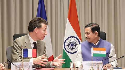 Pralhad Joshi, French minister discuss proposed IIT campus in Nice