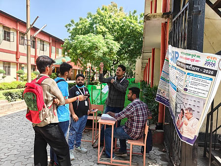 Delhi CEO begins 2-day special young voter enrolment camp at colleges (Photo: IANS)