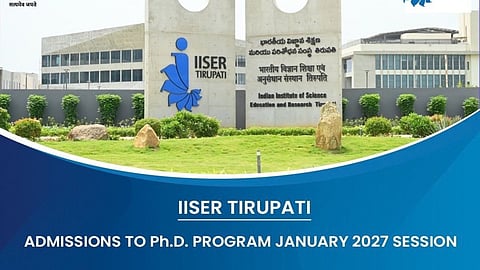IISER Tirupati PhD Admission 2027