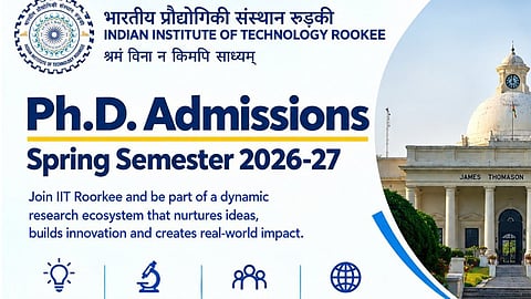 IIT Roorkee PhD Admission 2026-27
