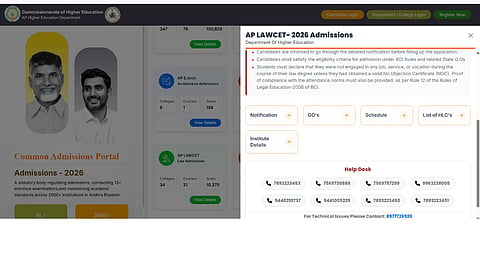 AP LAWCET Web Options 2026
