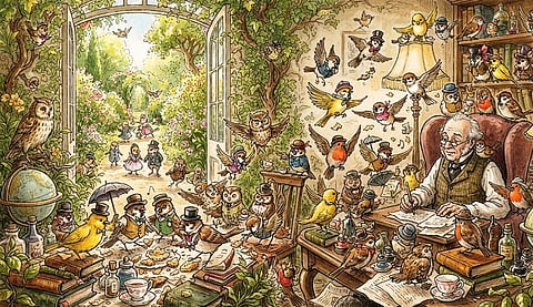 Little Birds by - poem by Lewis Carroll 