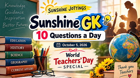 Sunshine GK, October 5, 2026