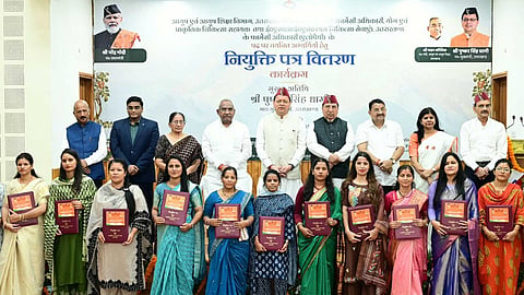 Uttarakhand CM Dhami hands over appointment letters to 332 recruits under ESI scheme