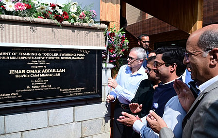 J&K CM Omar Abdullah inaugurates Rs 30.35 crore sports infrastructure in Srinagar