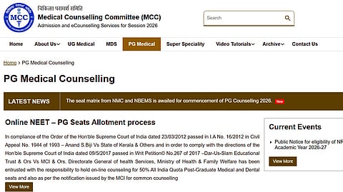 NEET PG 2026 counselling