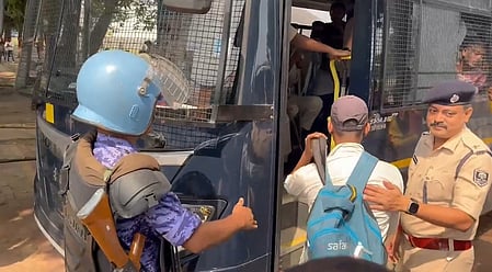 Bihar police driver recruitment aspirants protest in Patna, seek filling of vacant women