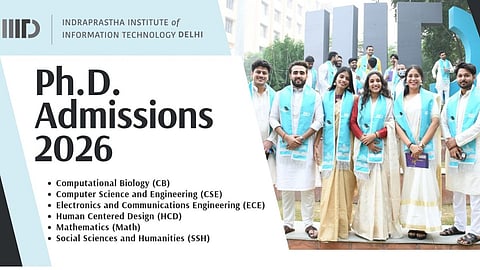 IIIT Delhi PhD Admissions 2026 Open