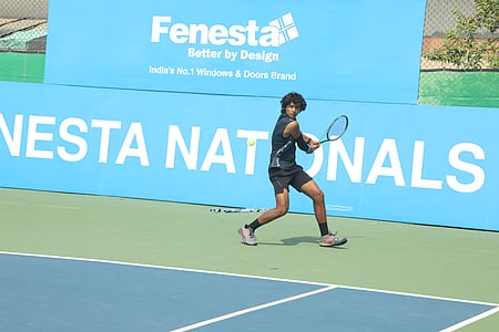 Ribhav Saroha, Paranjay Siwach begin U-16 campaigns with convincing wins in the Fenesta Open National Tennis Championships in New Delhi on Monday. Photo credit: Fenesta Open