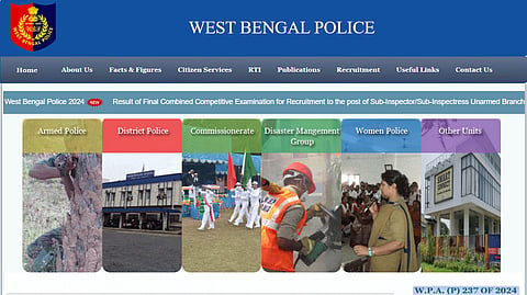 West Bengal Police results 