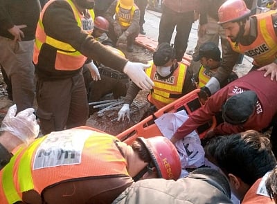 Death toll from school roof collapse in Pakistan