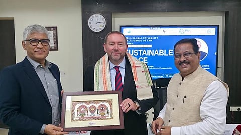 Birla School of Law hosts California judge for lecture on sustainable peace