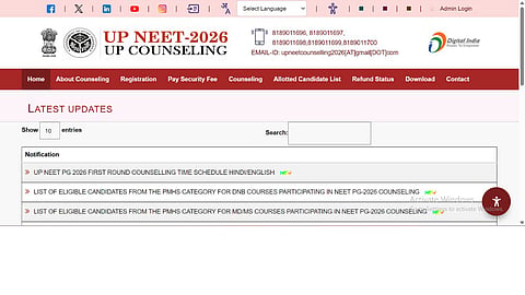 UP NEET PG Counselling 2026 begins Today