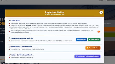 AP AEE Certificate Verification Call Letter 2026