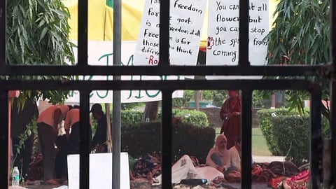 Protest for students' union enters 13th day in Jamia