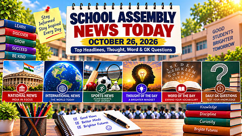 School Assembly News Today, October 26, 2026